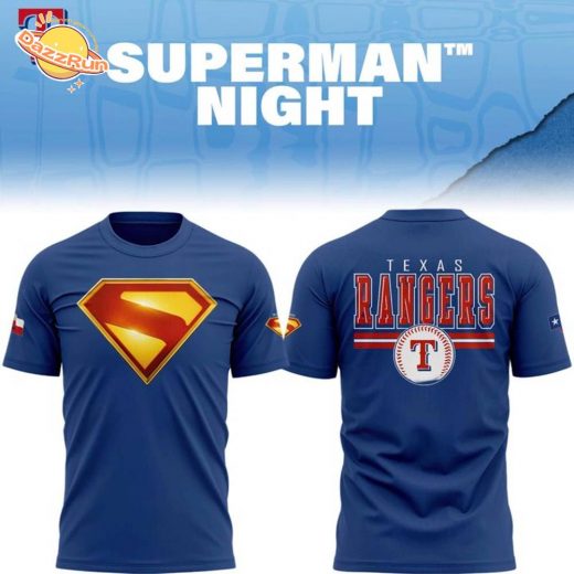 Texas Rangers Superman Night Special Edition T-shirt