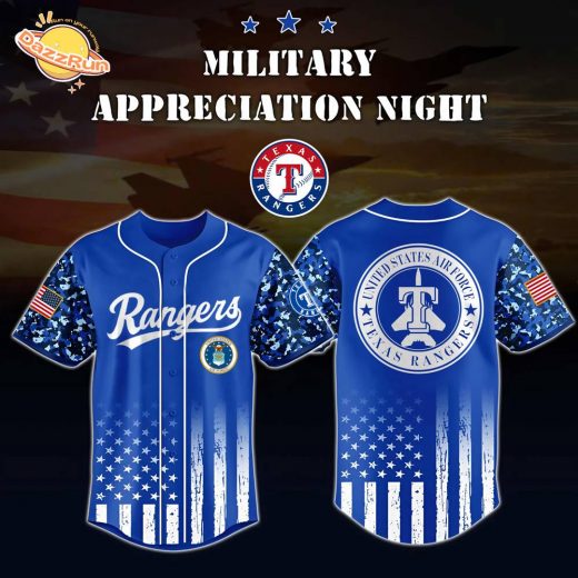 Texas Rangers x US Air Force Appreciation Night Special Edition-3D Baseball Jersey
