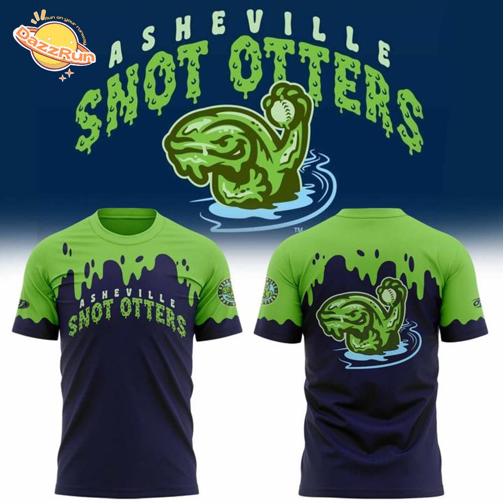 The Asheville Tourists Snot Otters Replica T-shirt The Asheville Tourists Snot Otters Replica T-shirt