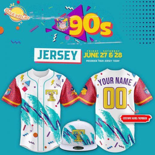 The Toledo Mud Hen 90s Jerseys