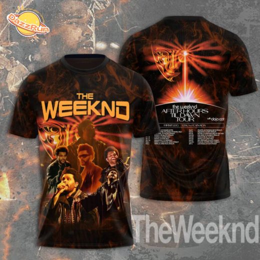 The Weeknd After Hours til Dawn Tour 3D Tshirt