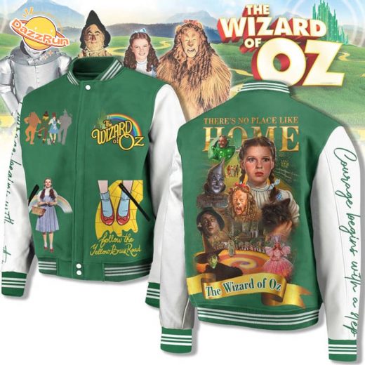 The Wizard of Oz Jacket – Dorothy, Ruby Slippers & Cast Tribute Bomber Coat