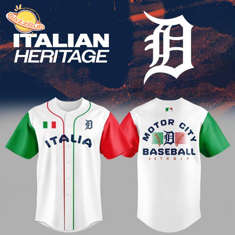 Tigers Italian Heritage Celebration Jersey - Limited Edition Tigers Italian Heritage Celebration Jersey - Limited Edition