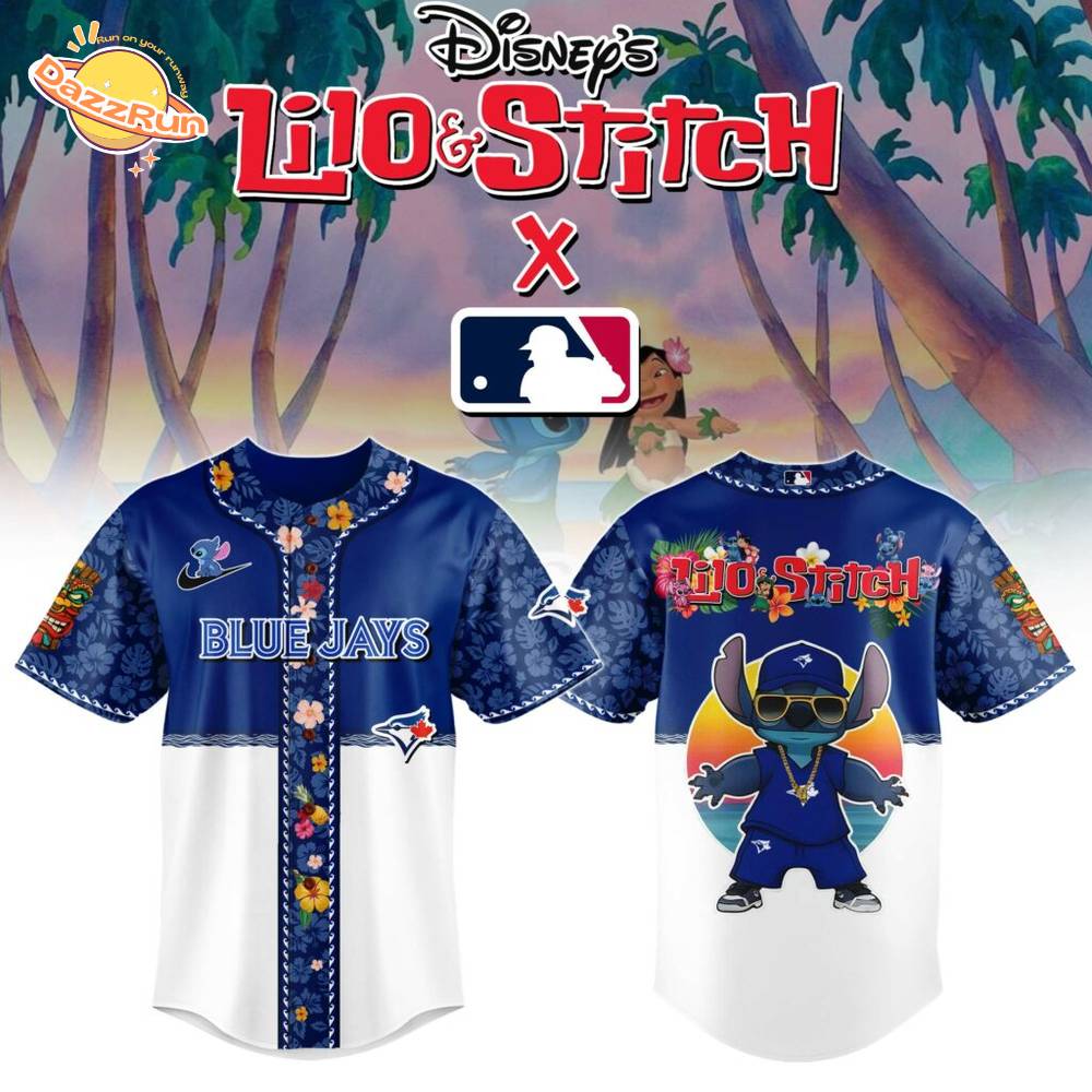 Toronto Blue Jays MLB x Lilo & Stitch Jersey Toronto Blue Jays MLB x Lilo & Stitch Jersey