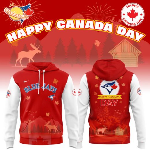 Toronto Blue Jays x Happy Canada Day 2025 Limited Edition Hoodie