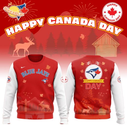 Toronto Blue Jays x Happy Canada Day 2025 Limited Edition Sweatshirt