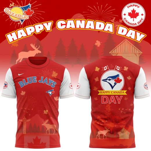 Toronto Blue Jays x Happy Canada Day 2025 Limited Edition Tshirt