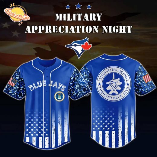 Toronto Blue Jays x US Air Force Appreciation Night Special Edition-3D Baseball Jersey