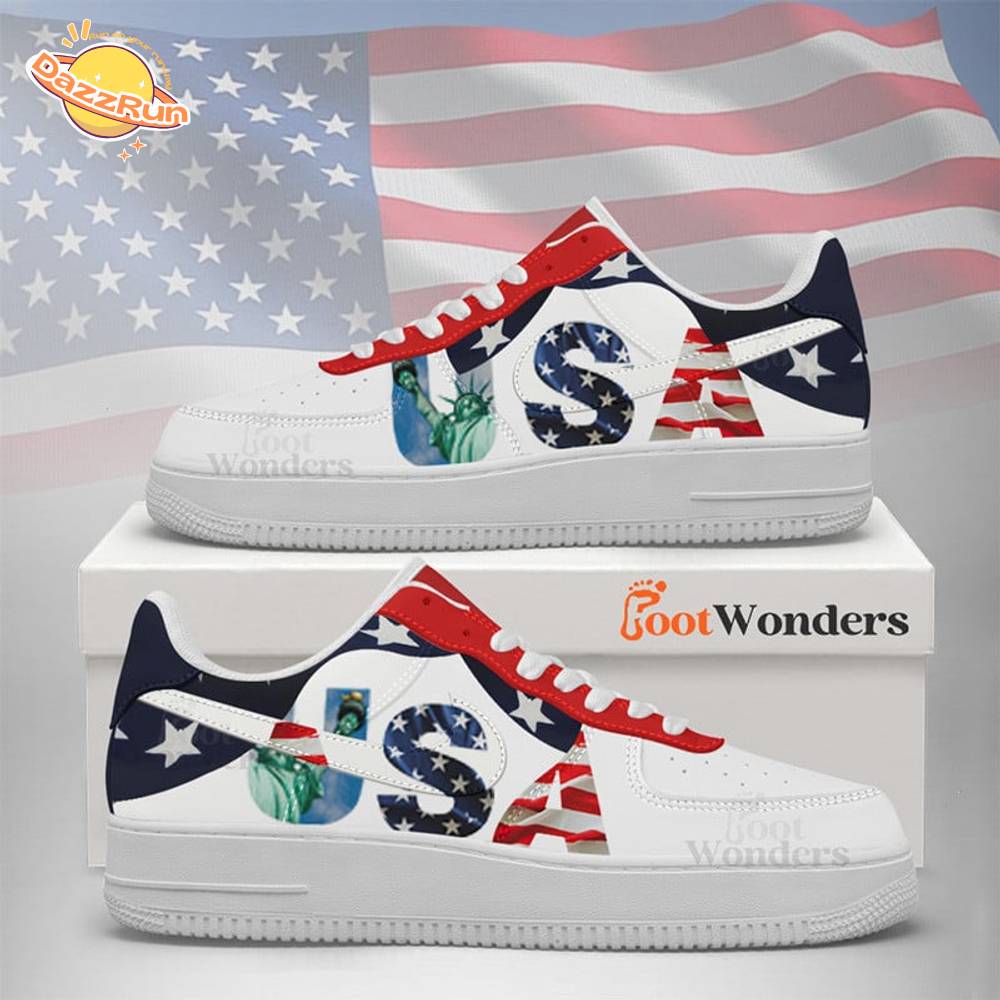 USA V1 - American Flag - Independence Day AF1 Shoes USA V1 - American Flag - Independence Day AF1 Shoes