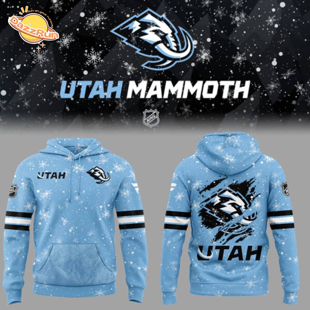 Utah Mammoth x Uniform New 2025 Blue Hoodie Utah Mammoth x Uniform New 2025 Blue Hoodie
