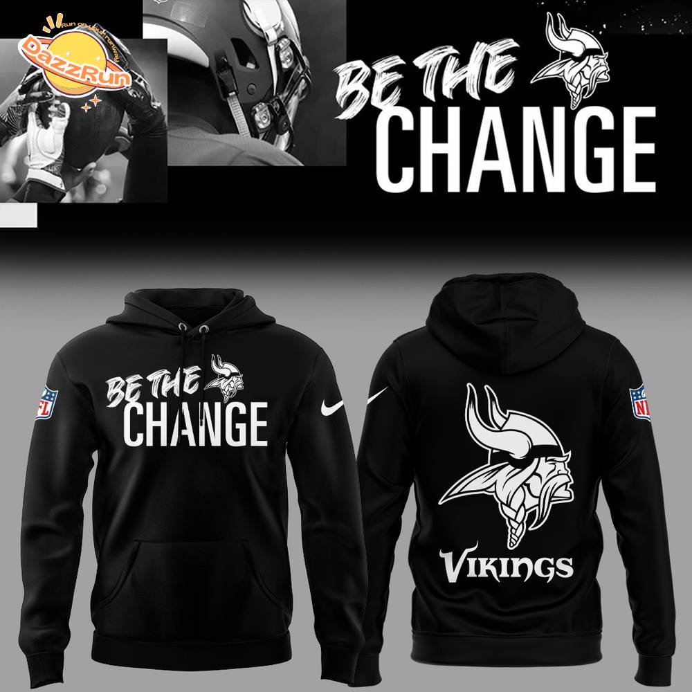 Viking ‘Be The Change’ 2025 Black Hoodie Viking ‘Be The Change’ 2025 Black Hoodie