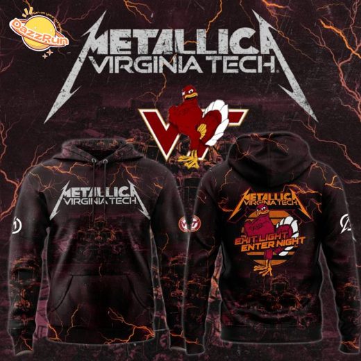 Virginia Tech Football x Metallica Hoodie 2025