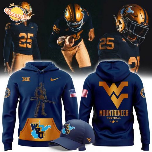 West Virginia Mountaineer 𝟏𝟗𝟔𝟓 → 𝟐𝟎𝟐𝟓 Throwbacks Hoodie