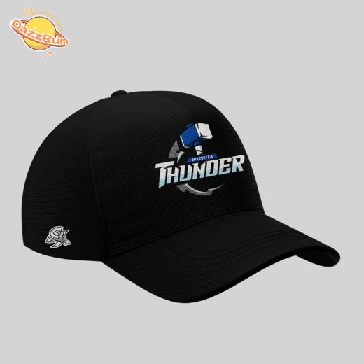 Dazzrun2FWichita Thunder Black And White Hockey Jersey 2025 custom name and number 3