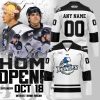 Wichita Thunder Black And White Hockey Jersey 2025 custom name and number