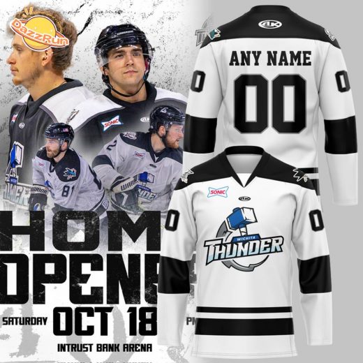 Wichita Thunder Hockey Jersey 2025 custom name and number