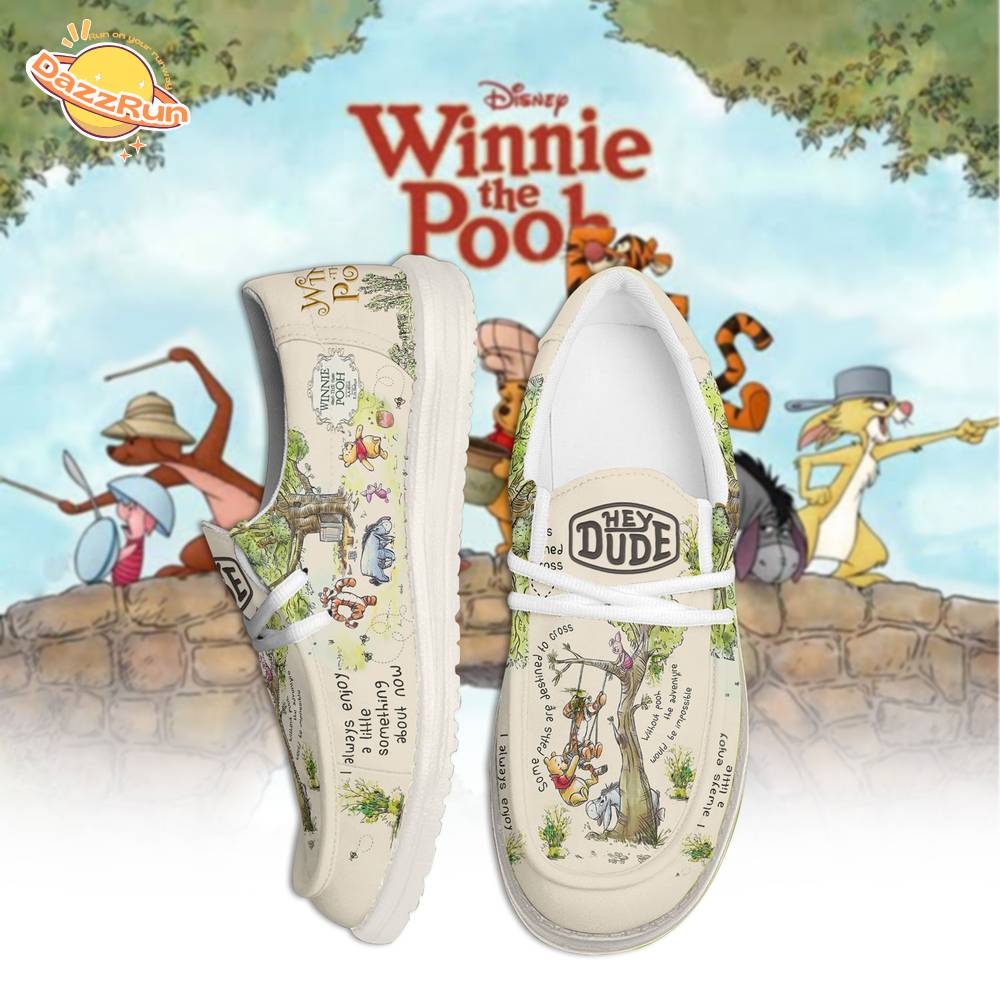 Winnie The Pooh Shoes Gift For Fans Winnie The Pooh Shoes Gift For Fans