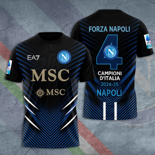 S.S.C. Napoli Campione Serie A 2025 Shirt