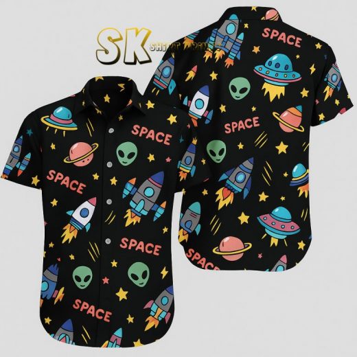Darth Vader Boba Fett Chewbacca Dark Tropical Hawaiian Shirt