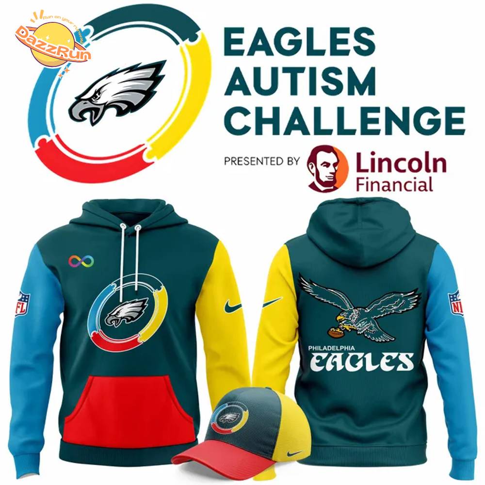 2025 Eagles Autism Day Limited Hoodi 2025 Eagles Autism Day Limited Hoodi