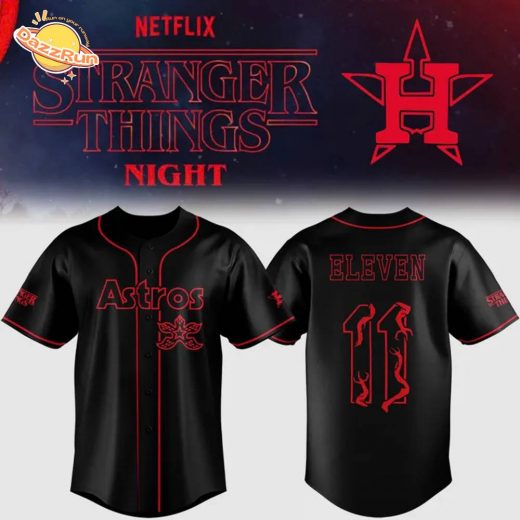 Astros Stranger Things Night Limited Edition Jersey