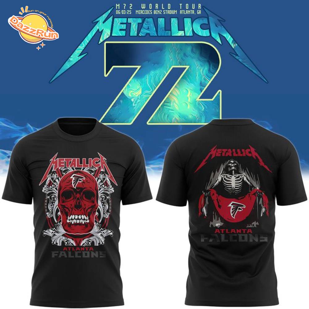 Atlanta Falcons x Metallica M72 Tour shirt Atlanta Falcons x Metallica M72 Tour shirt