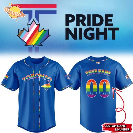Blue Jays Pride Night Custom Name & Number Jersey