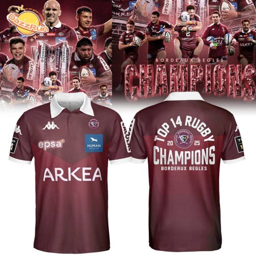 Bordeaux Begles Champions 2025 Polo