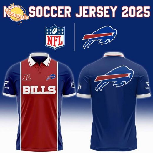 Buffalo Bills NFL 2025 “Football x Football” Soccer Polo