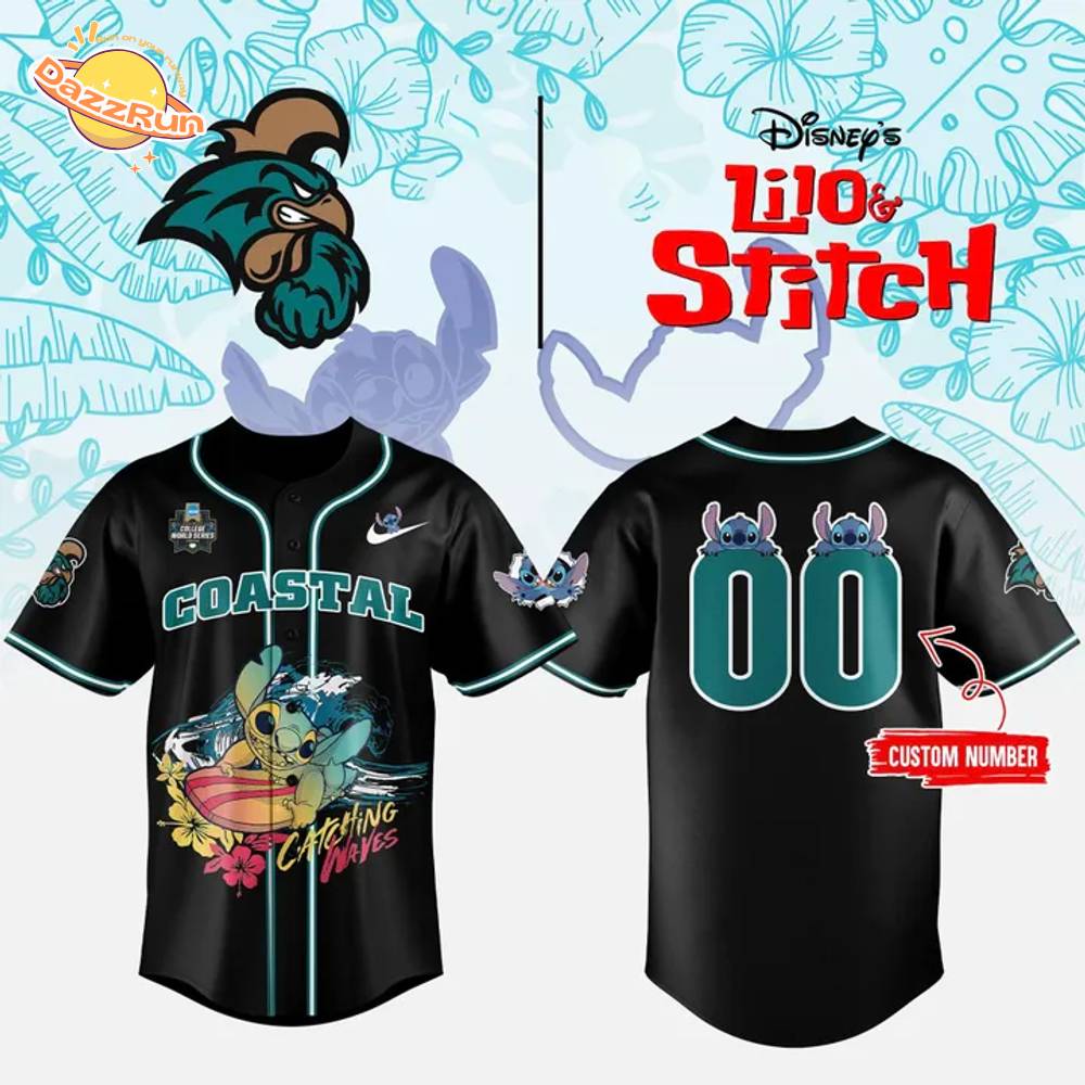 Coastal Carolina x 2025 Lilo & Stitch Jersey Coastal Carolina x 2025 Lilo & Stitch Jersey