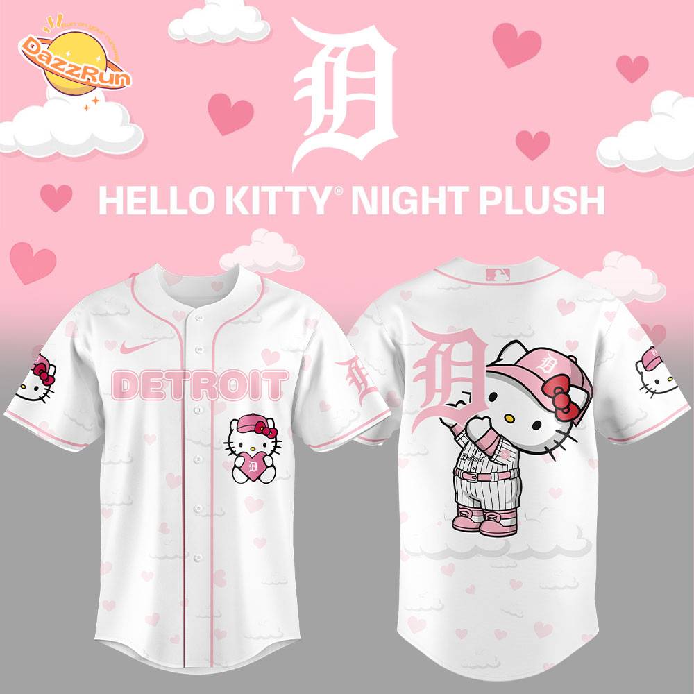 Detroit Tigers Hello Kitty Night Combo Jersey Detroit Tigers Hello Kitty Night Combo Jersey