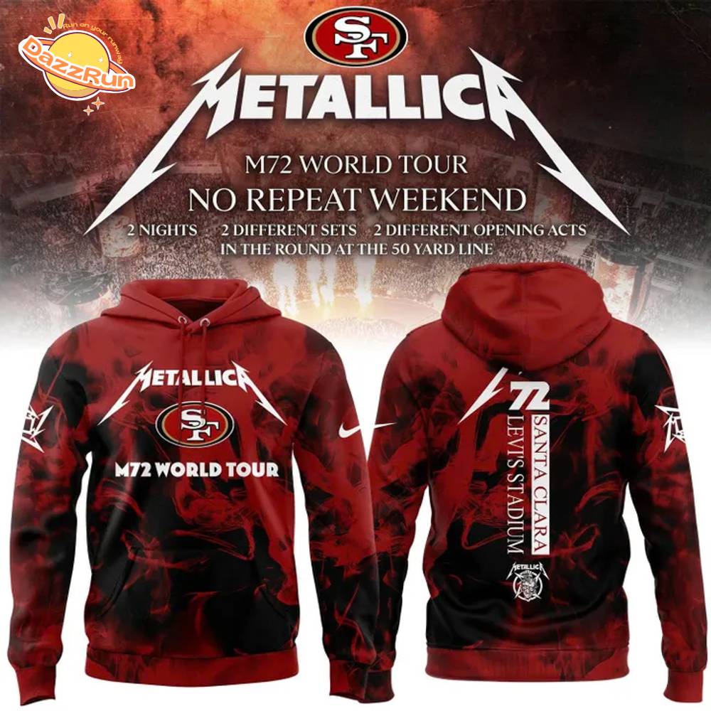 Exclusive 2025 San Francisco 49ers x M72 World Tour hoodie – Limited Edition Drop Exclusive 2025 San Francisco 49ers x M72 World Tour hoodie – Limited Edition Drop