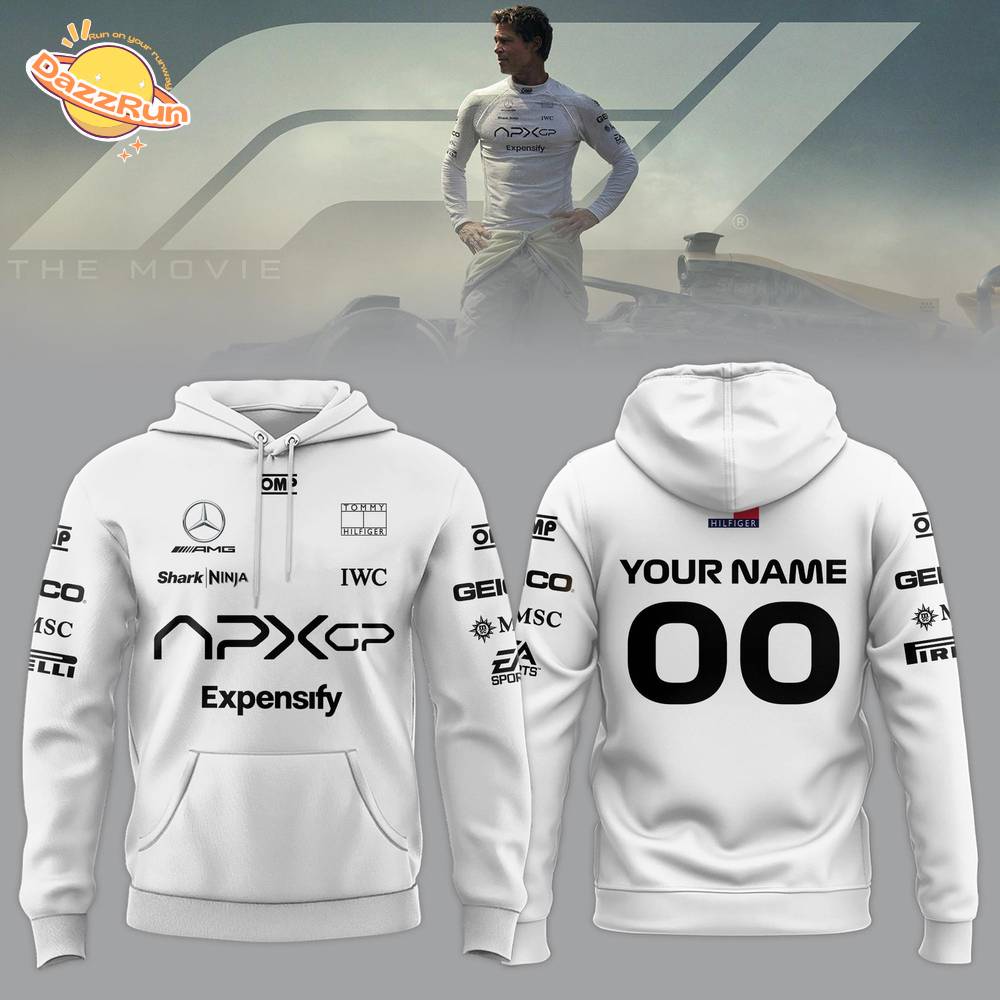 F1 The Movie 2025 APXGP “Brad Pitt” Combo Hoodie F1 The Movie 2025 APXGP “Brad Pitt” Combo Hoodie