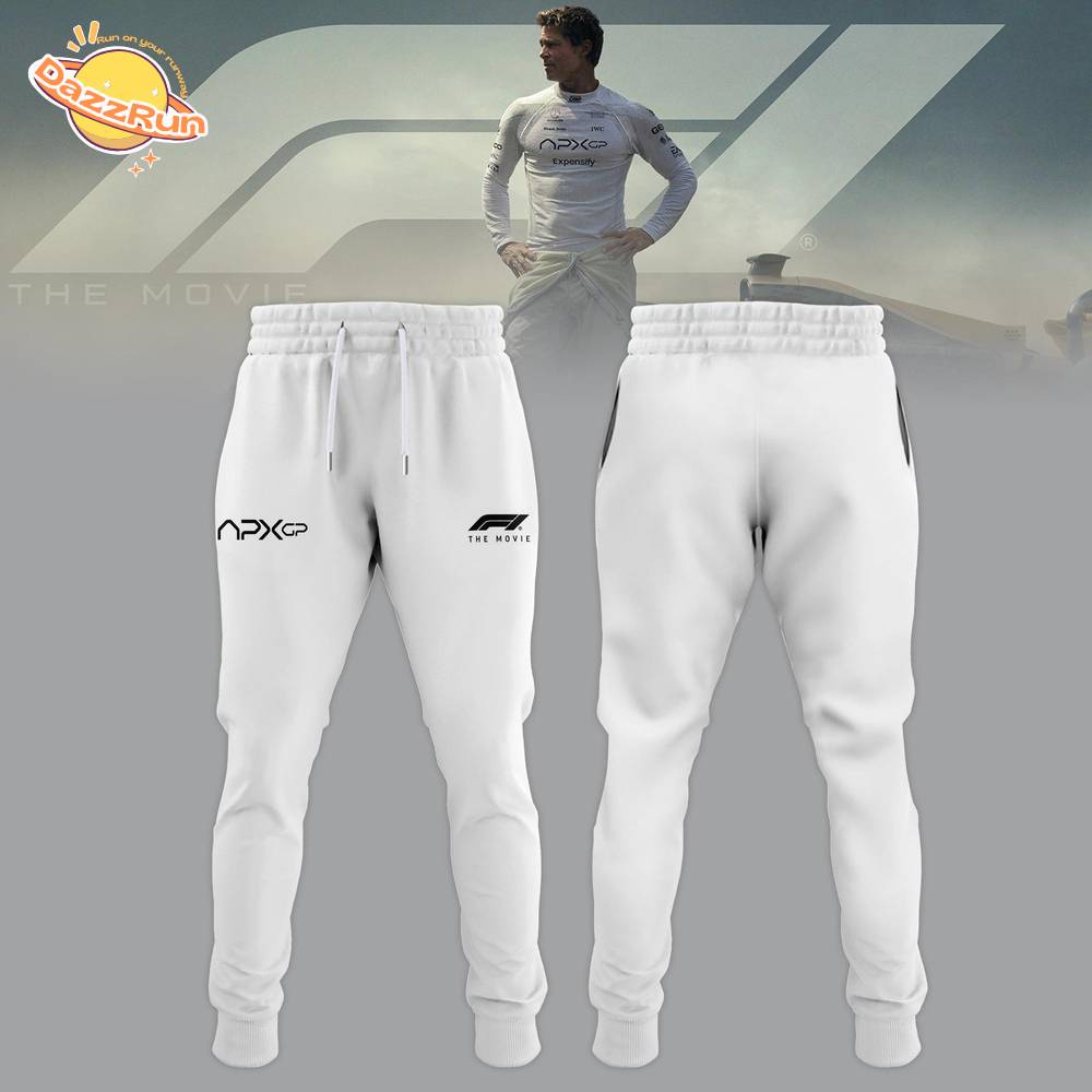 F1 The Movie 2025 APXGP “Prad Pitt” White Polo F1 The Movie 2025 APXGP “Prad Pitt” White Polo