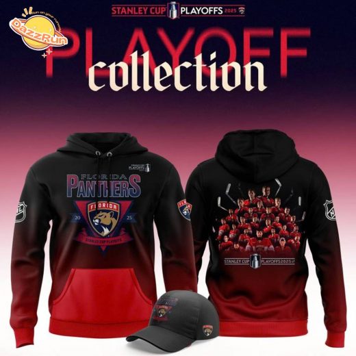 Florida Panthers 2025 Stanley Cup Playoff Participant Crease Hoodie