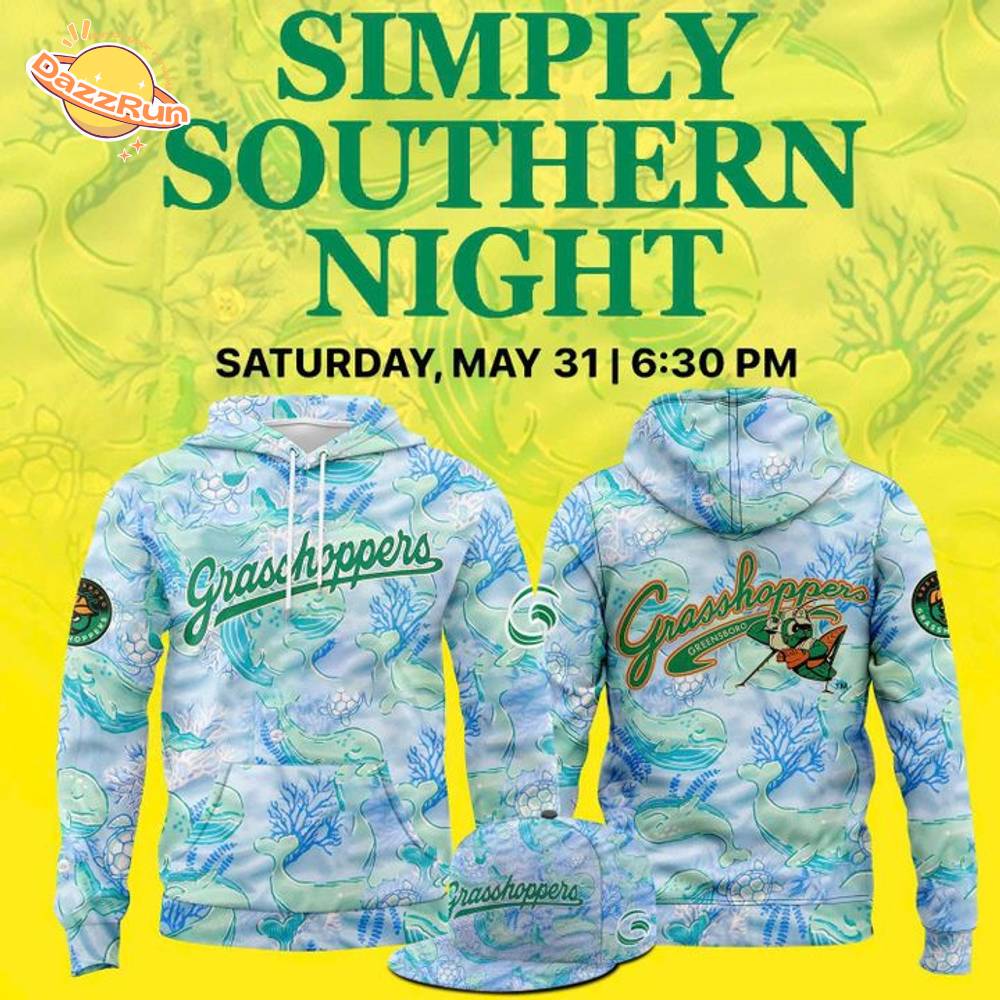 Greensboro Grasshoppers New 2025 Hoodie Greensboro Grasshoppers New 2025 Hoodie