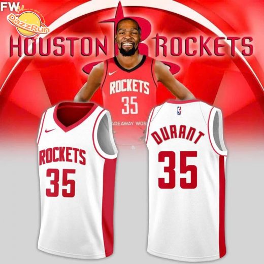 Houston Rockets Jersey – White – kevin durants – Unisex
