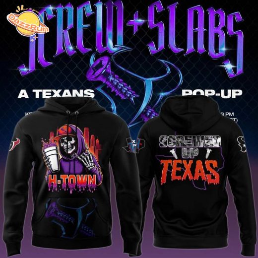 Houston Texans x DJ Screw Hoodie Black Limited Edition