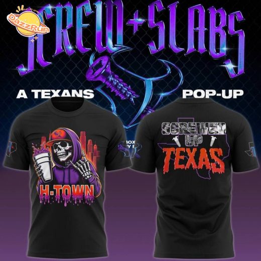 Houston Texans x DJ Screw T-Shirt Black Limited Edition