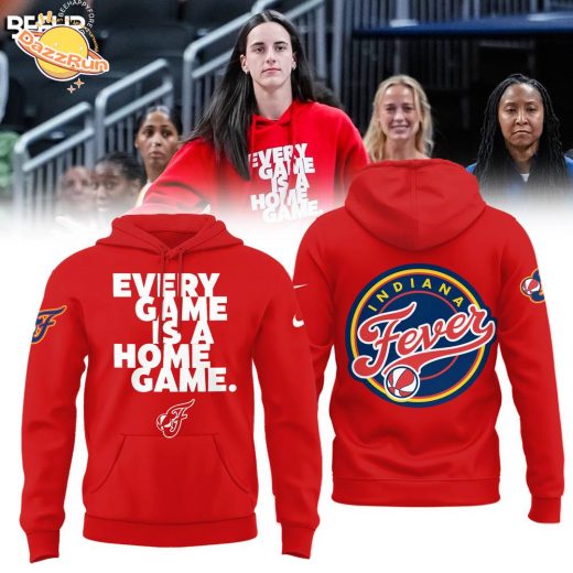 Indiana Fever Every Game Is A Home Game Red Hoodie