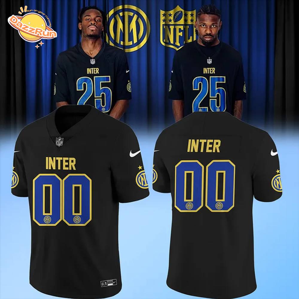 Inter Milan 2025 Soccer x NFL Game Jersey Inter Milan 2025 Soccer x NFL Game Jersey