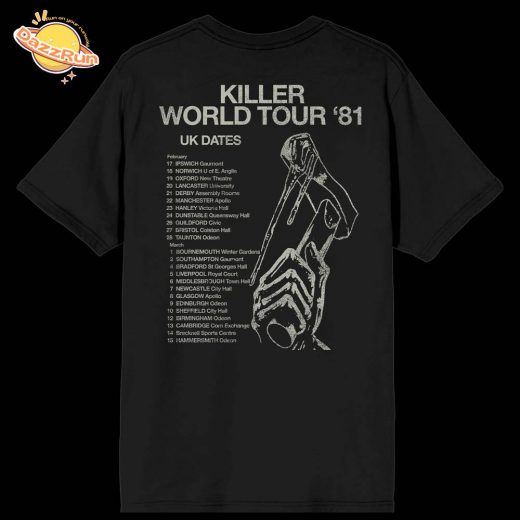 Iron Maiden Killer 1981 Vintage Tour Tee