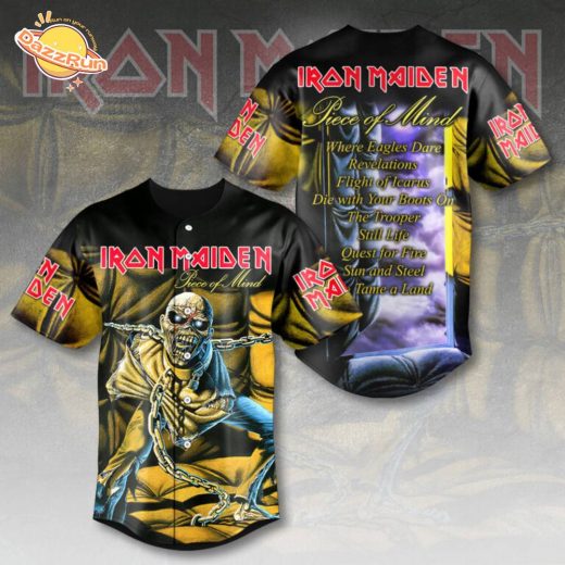 Iron Maiden “Piece of Mind” Baseball Jersey