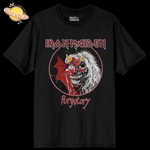 Iron Maiden Purgatory Alive In America Vintage Tee