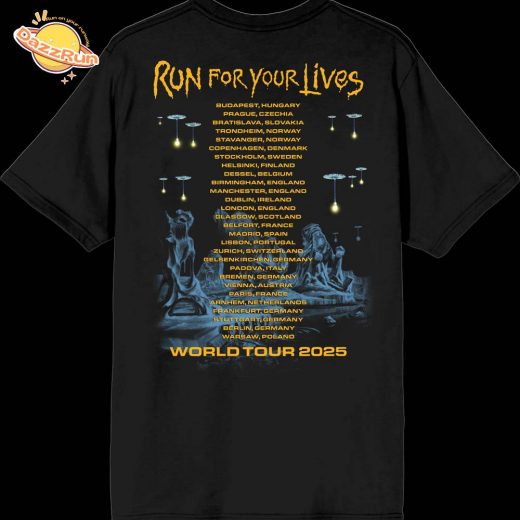 Iron Maiden Retro Clairvoyant 2025 Tour Tee