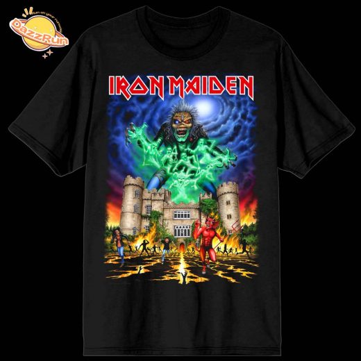 Iron Maiden Run For Your Lives 2025 Tour Dublin Tshirt