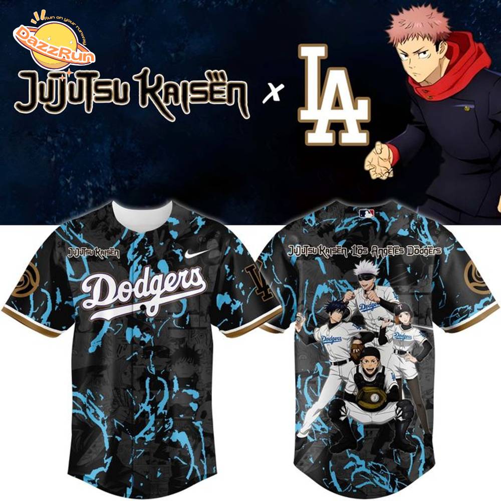 LA Dodgers x 2025 Jujutsu Kaisen Night Special Jersey LA Dodgers x 2025 Jujutsu Kaisen Night Special Jersey