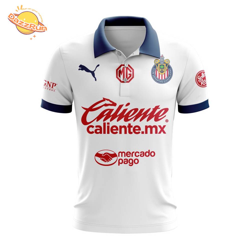 LIGA MX Chivas Guadalajara 2025 Away Polo LIGA MX Chivas Guadalajara 2025 Away Polo