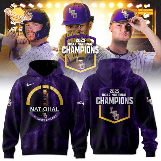 LSU Tigers Baseball College World Series 2025- Hoodie