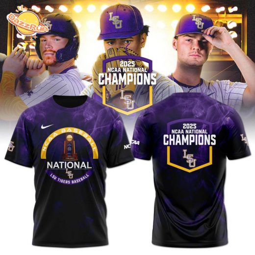 LSU Tigers Baseball College World Series 2025-TShirt